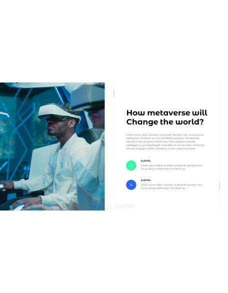 Metaverse presentation template ppt powerpoint