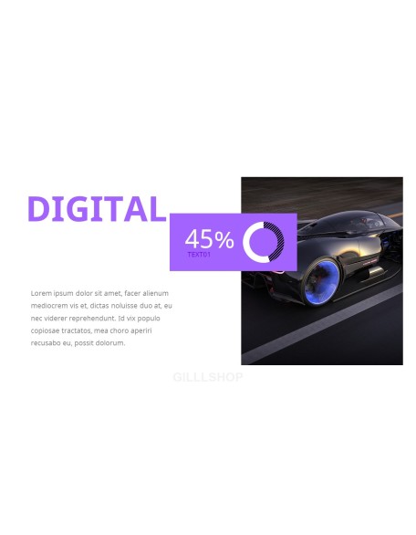 Digital Futurism business presentation template