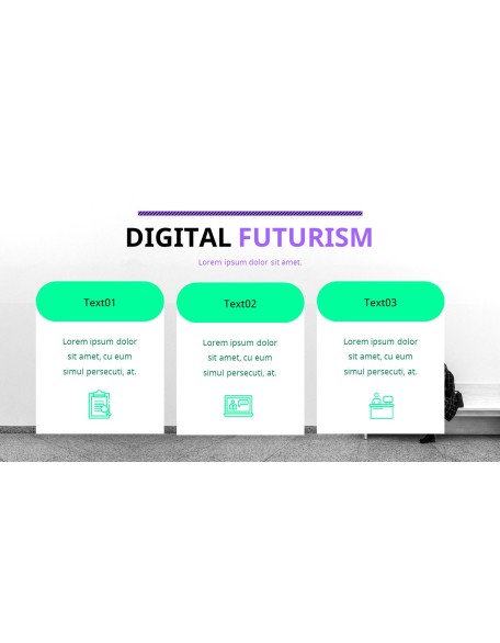 Digital Futurism business presentation template