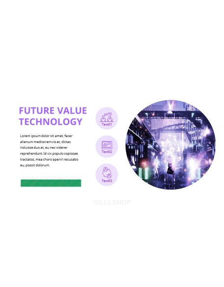 Digital Futurism business presentation template