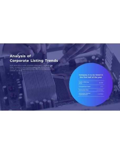 Semiconductor Investment Report plantillas de presentaci n