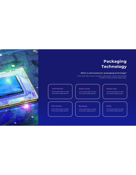 Semiconductor Investment Report plantillas de presentaci n