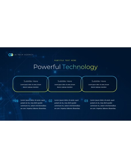 AI TECH Agency Business plan PPT Download