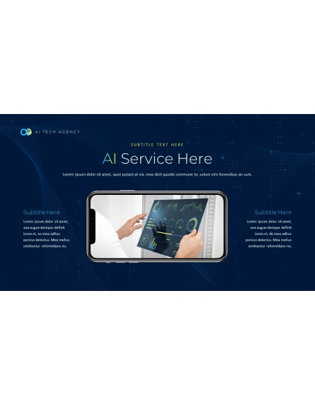 AI TECH Agency Business plan PPT Download