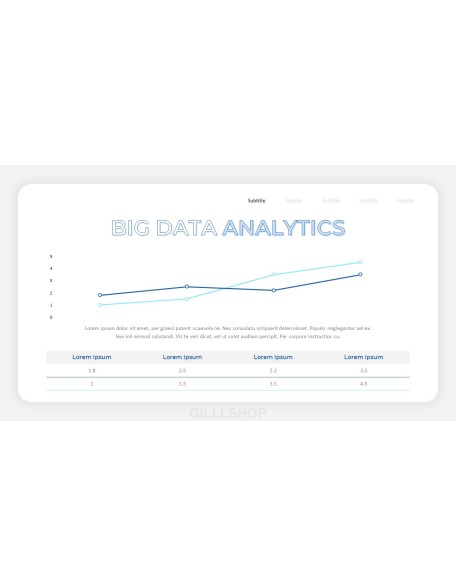 Smart Big Data pitch deck template