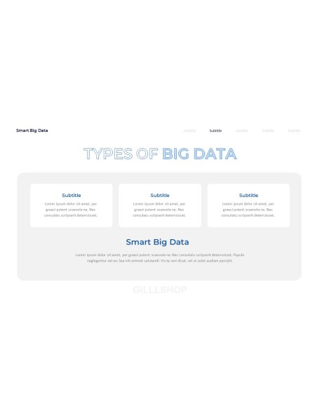 Smart Big Data pitch deck template