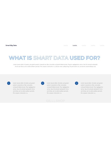 Smart Big Data pitch deck template