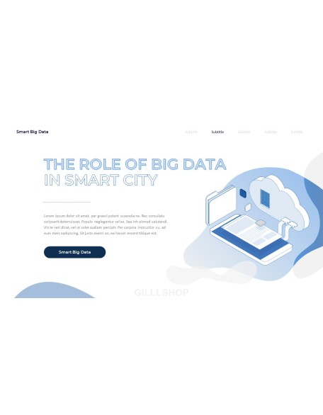 Smart Big Data pitch deck template