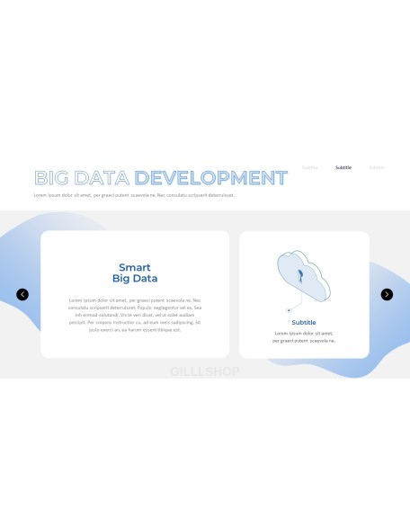 Smart Big Data pitch deck template