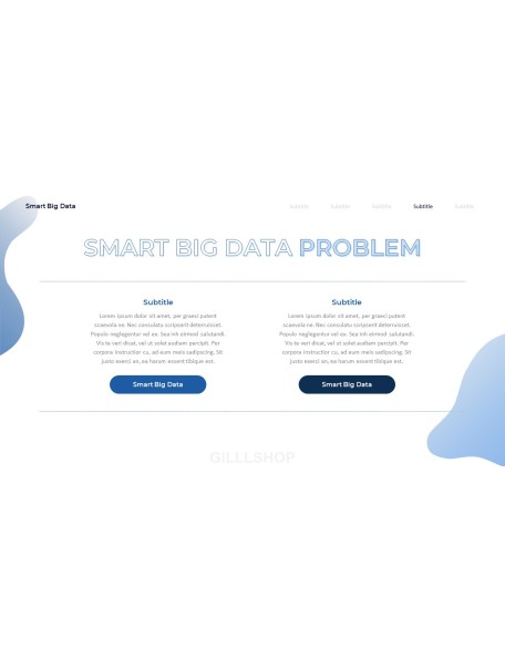 Smart Big Data pitch deck template