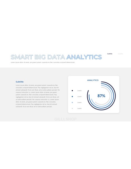 Smart Big Data pitch deck template