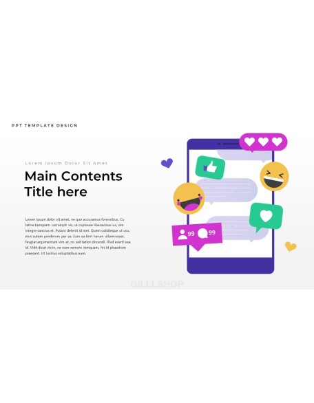 Influencer design presentation template