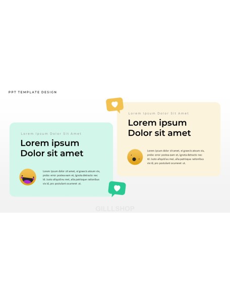 Influencer design presentation template