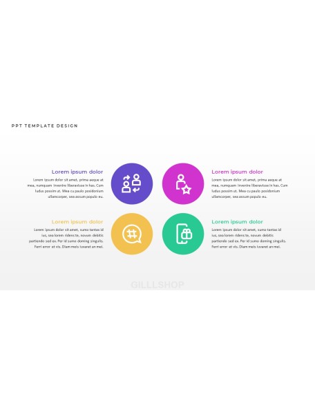 Influencer design presentation template