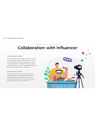 Influencer design presentation template