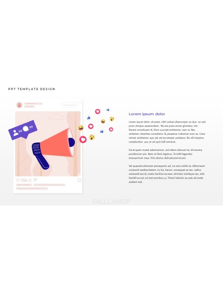 Influencer design presentation template