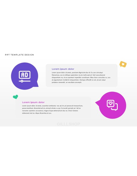 Influencer design presentation template