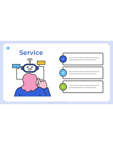 AI Chatbot Service startup investor presentation ppt