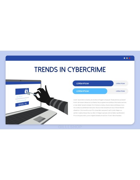 Cybercrime Product Pitch Presentation Template