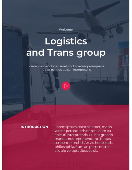 Logistics and Trans group Theme Templates