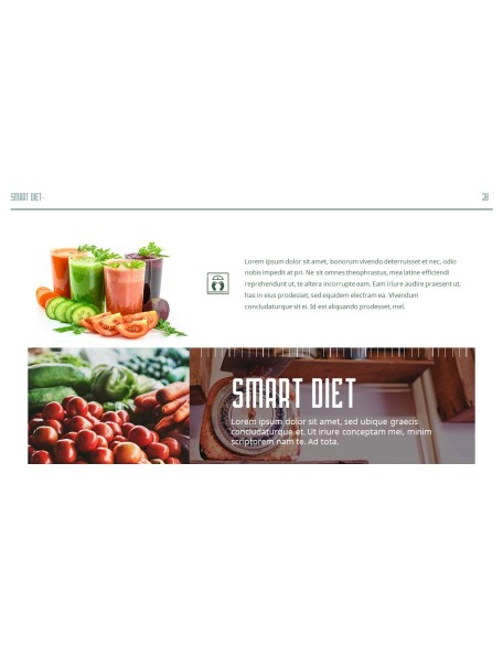 Smart Diet App Background PowerPoint