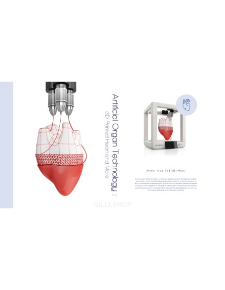 3D Bioprinter PowerPoint deck Design