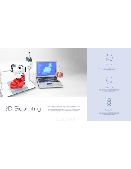 3D Bioprinter PowerPoint deck Design