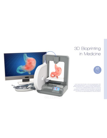 3D Bioprinter PowerPoint deck Design