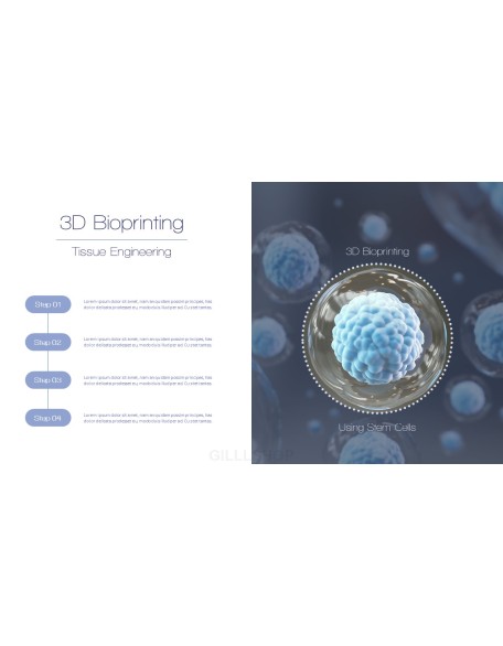 3D Bioprinter PowerPoint deck Design