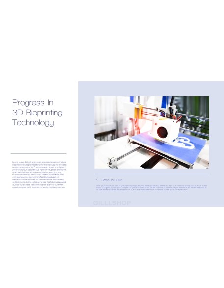 3D Bioprinter PowerPoint deck Design