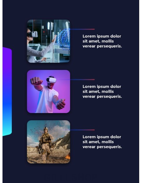 Reality in Metaverse powerpoint design free