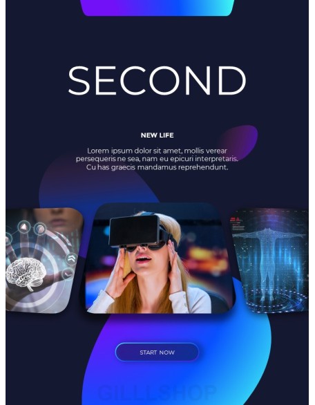 Reality in Metaverse powerpoint design free