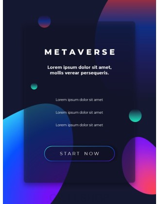 Reality in Metaverse powerpoint design free