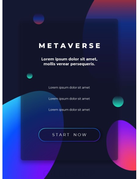 Reality in Metaverse powerpoint design free