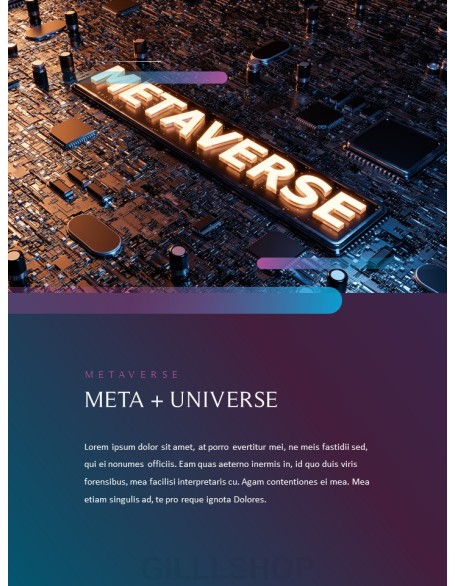 Metaverse Easy Presentation Template