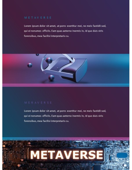 Metaverse Easy Presentation Template