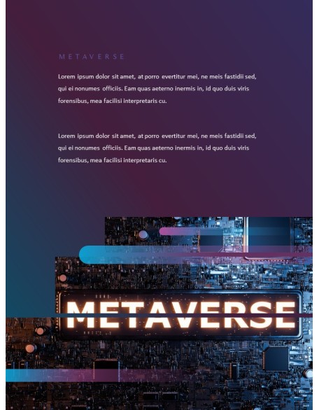 Metaverse Easy Presentation Template