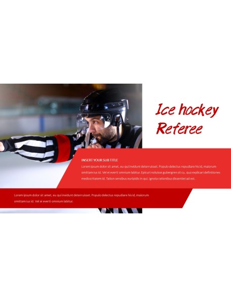 Ice Hockey PPT Business