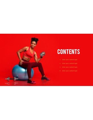 Fitness Girl Business Presentations