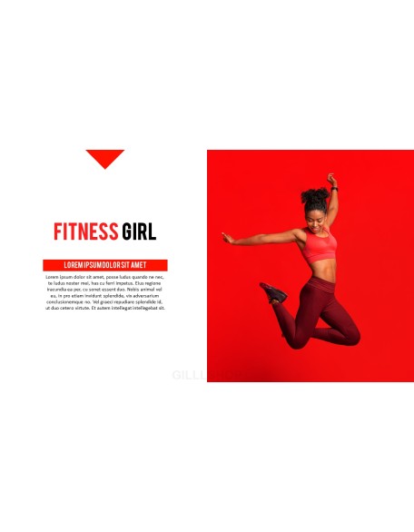 Fitness Girl Business Presentations