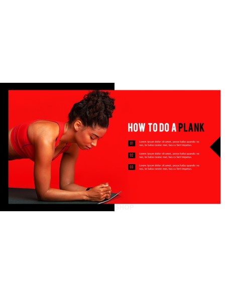 Fitness Girl Business Presentations