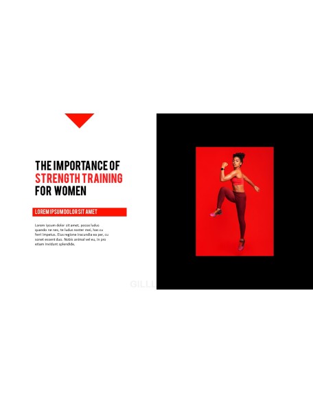 Fitness Girl Business Presentations