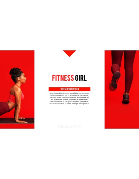 Fitness Girl Business Presentations