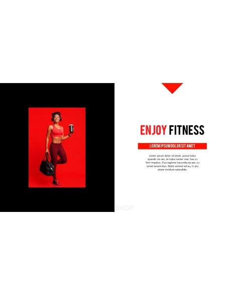 Fitness Girl Business Presentations