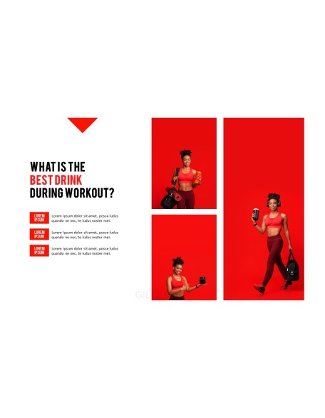 Fitness Girl Business Presentations