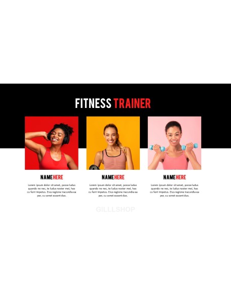 Fitness Girl Business Presentations