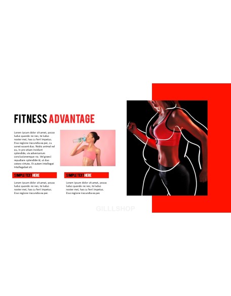 Fitness Girl Business Presentations