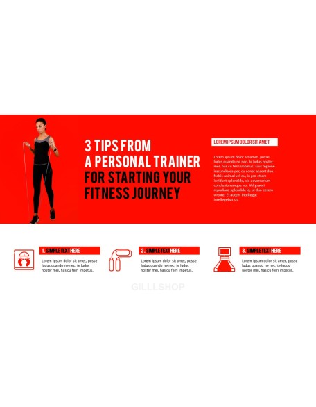 Fitness Girl Business Presentations