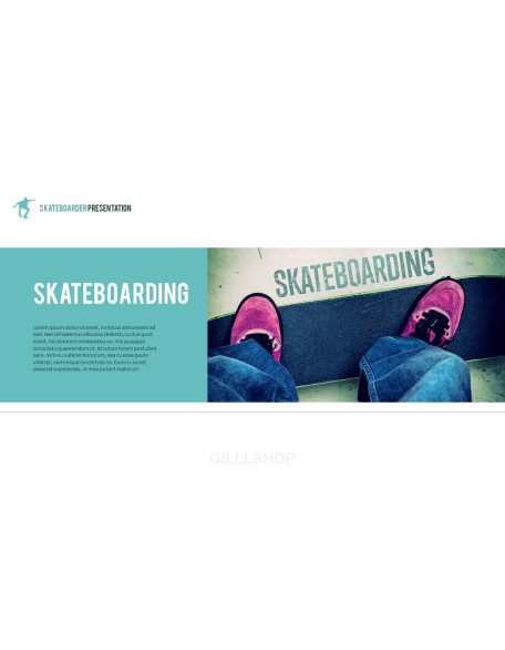 Skateboarder Theme PPT Templates