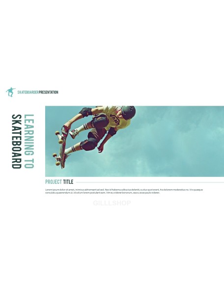 Skateboarder Theme PPT Templates